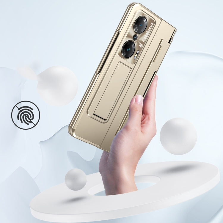 For Honor Magic Vs Integrated Folding Hinge Phone Case with Stylus(Black) - Honor Cases by PMC TechLife | Online Shopping South Africa | PMC TechLife | Buy Now Pay Later Mobicred