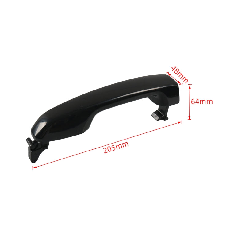 A7568-02 For Toyota Prado Car Right Front Outside Handle 69211-60090 - Door Handles by PMC TechLife | Online Shopping South Africa | PMC TechLife | Buy Now Pay Later Mobicred