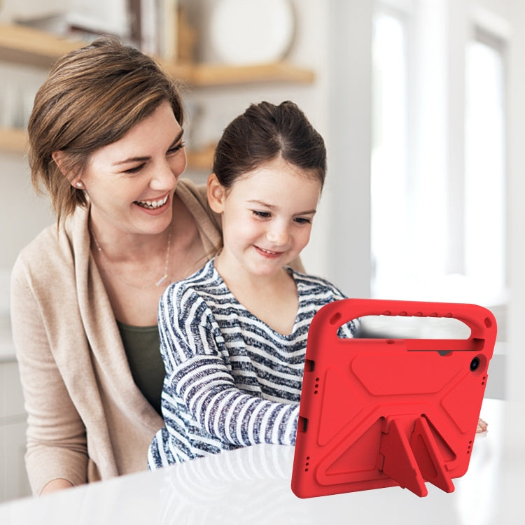 For Lenovo Tab M10 Plus 10.6 3rd Gen 2022 Handle EVA Shockproof Tablet Case with Holder(Red) - Lenovo by PMC TechLife | Online Shopping South Africa | PMC TechLife | Buy Now Pay Later Mobicred