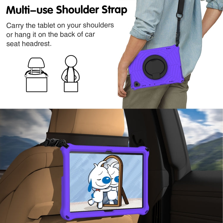 For Huawei MediaPad T5 Spider King Silicone Protective Tablet Case(Purple) - Huawei by PMC TechLife | Online Shopping South Africa | PMC TechLife | Buy Now Pay Later Mobicred