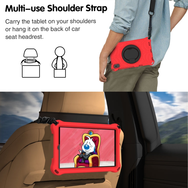 For Huawei MediaPad M5 Lite 8 Spider King Silicone Protective Tablet Case(Red) - Huawei by PMC TechLife | Online Shopping South Africa | PMC TechLife | Buy Now Pay Later Mobicred