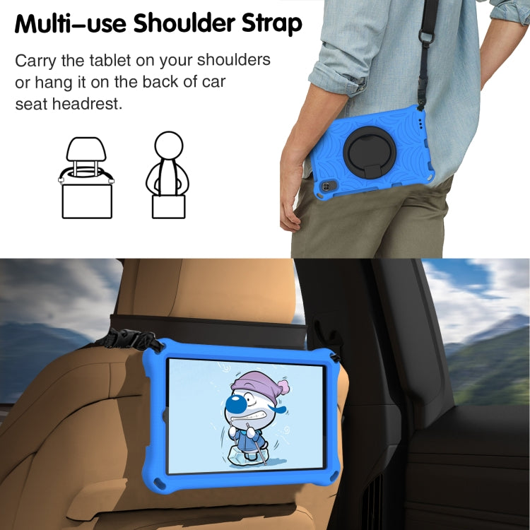 For Huawei MediaPad M6 8.4 Spider King Silicone Protective Tablet Case(Blue) - Huawei by PMC TechLife | Online Shopping South Africa | PMC TechLife | Buy Now Pay Later Mobicred