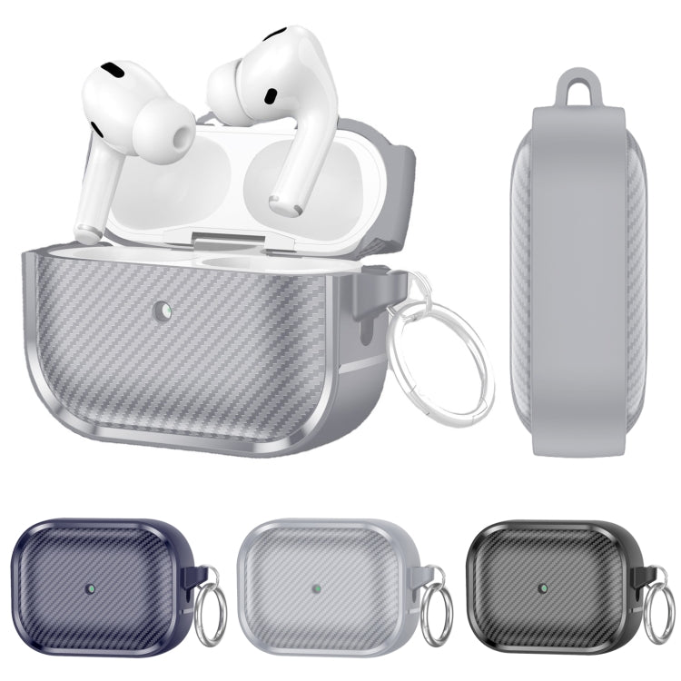 For AirPods Pro Photo Frame Carbon Fiber Series Earphone Case(Dark Grey) - free shipping - PMC Jewellery - Order now!