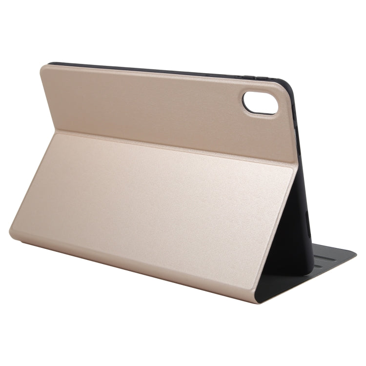 For Huawei MatePad 11 2023 Voltage Elastic Texture Flip Leather Tablet Case(Gold) - Huawei by PMC TechLife | Online Shopping South Africa | PMC TechLife | Buy Now Pay Later Mobicred
