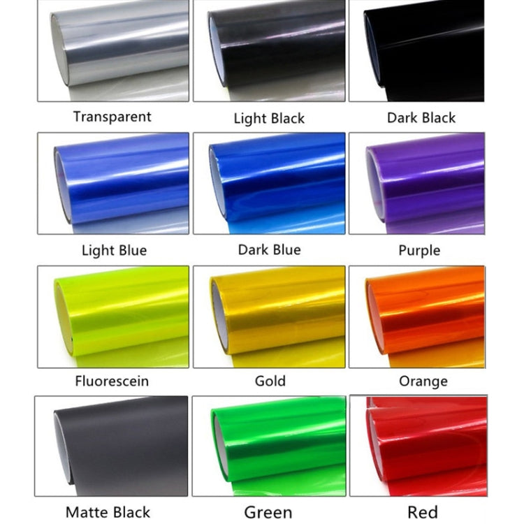 2pcs Car Headlight Protective Film Tail Light Film Motorcycle Fog Light Film, Size:30 x 100cm(Fluorescent Yellow) - Auto Film by PMC TechLife | Online Shopping South Africa | PMC TechLife | Buy Now Pay Later Mobicred