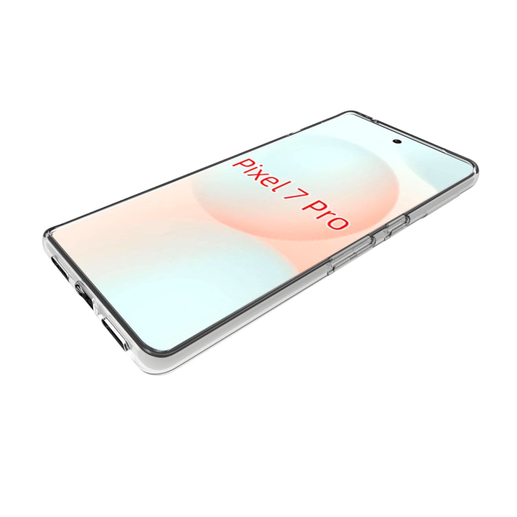 For Google Pixel 7 Pro Waterproof Texture TPU Phone Case(Transparent) - Google Cases by PMC TechLife | Online Shopping South Africa | PMC TechLife