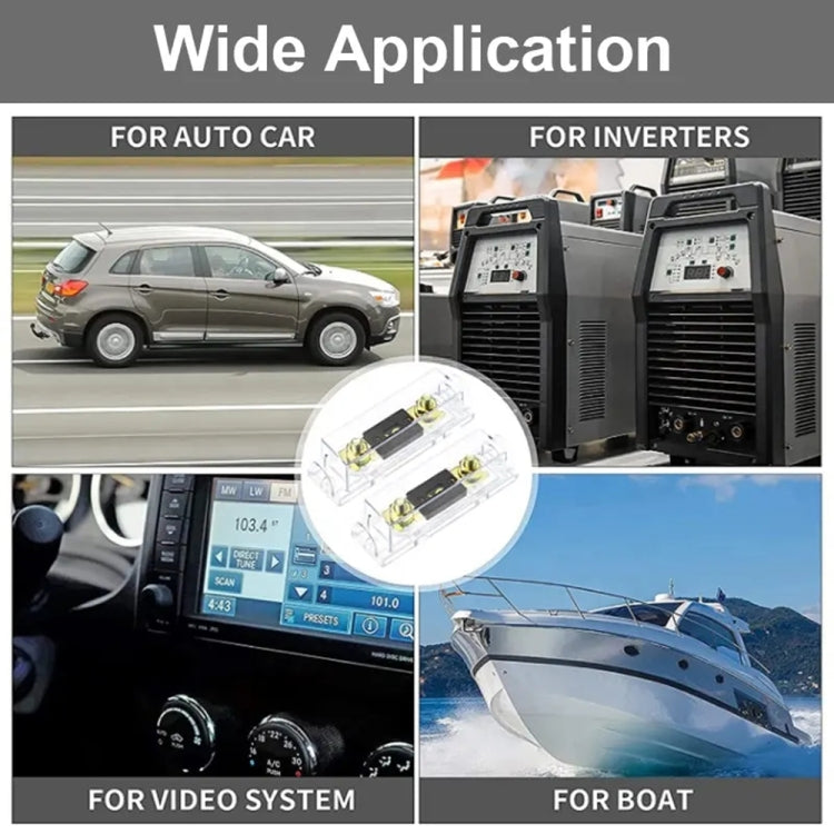 2 in 1 ANL Car Fuse Holder Electrical Protection Insulating Cover, Current:120A - Fuse by PMC TechLife | Online Shopping South Africa | PMC TechLife | Buy Now Pay Later Mobicred