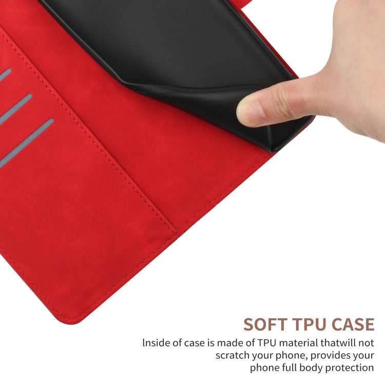 For Motorola Moto G Stylus 5G 2023 Stitching Embossed Leather Phone Case(Red) - free shipping - PMC TechLife - Order now!
