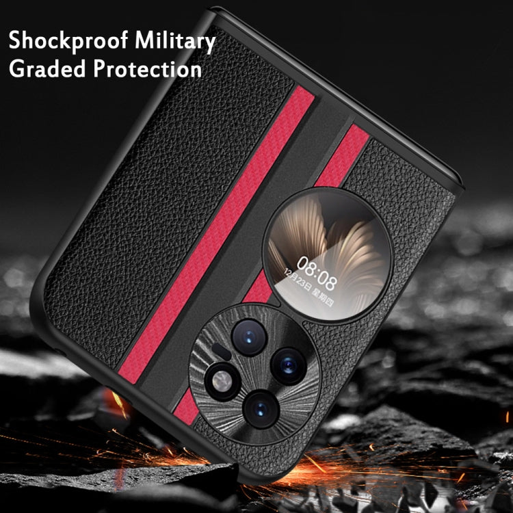 For Huawei P50 Pocket Litchi Texture PU Shockproof Phone Case(Black) - Huawei Cases by PMC TechLife | Online Shopping South Africa | PMC TechLife | Buy Now Pay Later Mobicred