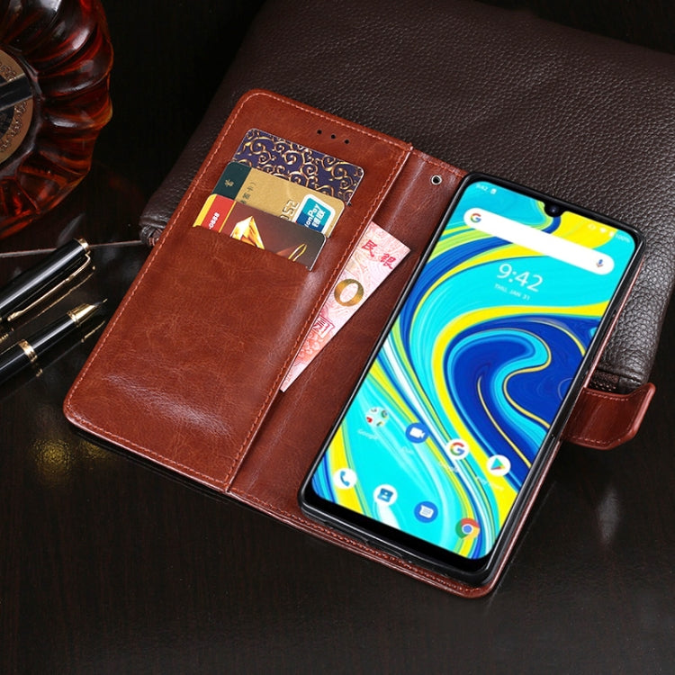 For UMIDIGI A7 Pro idewei Crazy Horse Texture Horizontal Flip Leather Case with Holder & Card Slots & Wallet(Brown) - free shipping - PMC Jewellery - Order now!