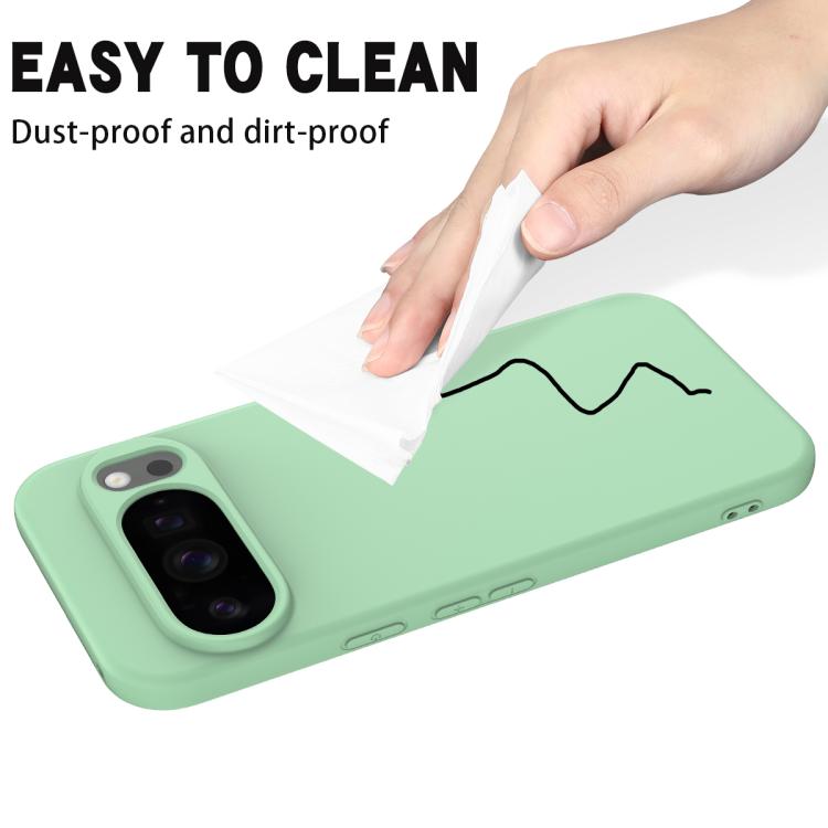 For Google Pixel 10 Pro XL Pure Color Liquid Silicone Shockproof Phone Case(Green) - free shipping - PMC TechLife - Order now!