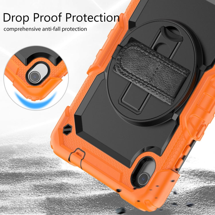 For Lenovo Tab M8 HD 2020/2019 Silicone Hybrid PC Tablet Case with Shoulder Strap(Orange) - Lenovo by PMC TechLife | Online Shopping South Africa | PMC TechLife | Buy Now Pay Later Mobicred