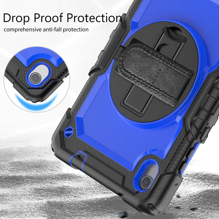 For Lenovo Tab M8 HD 2020/2019 Silicone Hybrid PC Tablet Case with Shoulder Strap(Blue PC) - Lenovo by PMC TechLife | Online Shopping South Africa | PMC TechLife | Buy Now Pay Later Mobicred