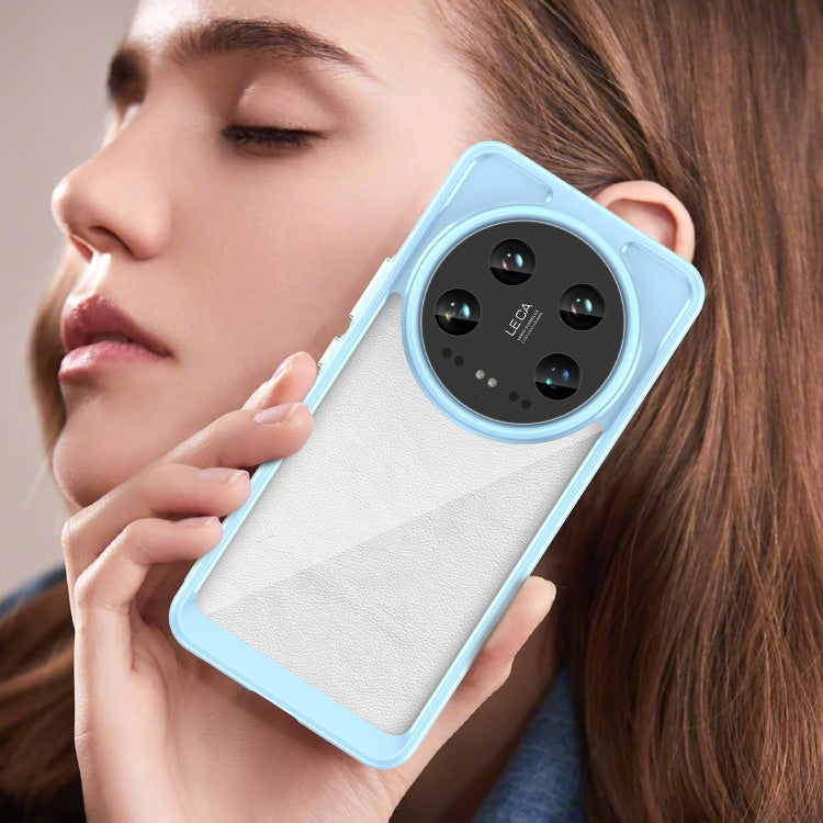 For Xiaomi 14 Ultra Colorful Series Acrylic Hybrid TPU Phone Case(Blue) - free shipping - PMC TechLife - Order now!