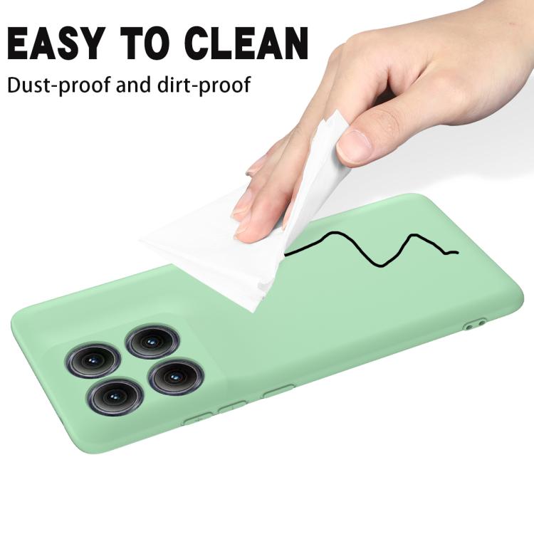 For Motorola Edge 5G 2025 Solid Color Liquid Silicone Dropproof Full Coverage Phone Case(Green) - free shipping - PMC TechLife - Order now!