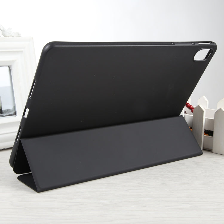 For Huawei MatePad Air 11.5 GEBEI 3-folding Holder Shockproof Flip Leather Tablet Case(Black) - free shipping - PMc TechLife - Order now!