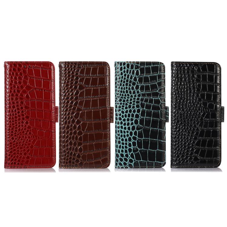 For iPhone 17 Pro Crocodile Top Layer Cowhide Leather Phone Case(Black) - free shipping - PMc TechLife - Order now!