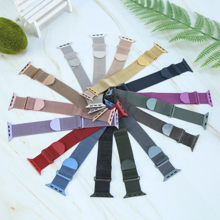 For Apple Watch Ultra 2 49mm Milanese Metal Magnetic Watch Band(Rose Gold) - free shipping - PMC TechLife - Order now!