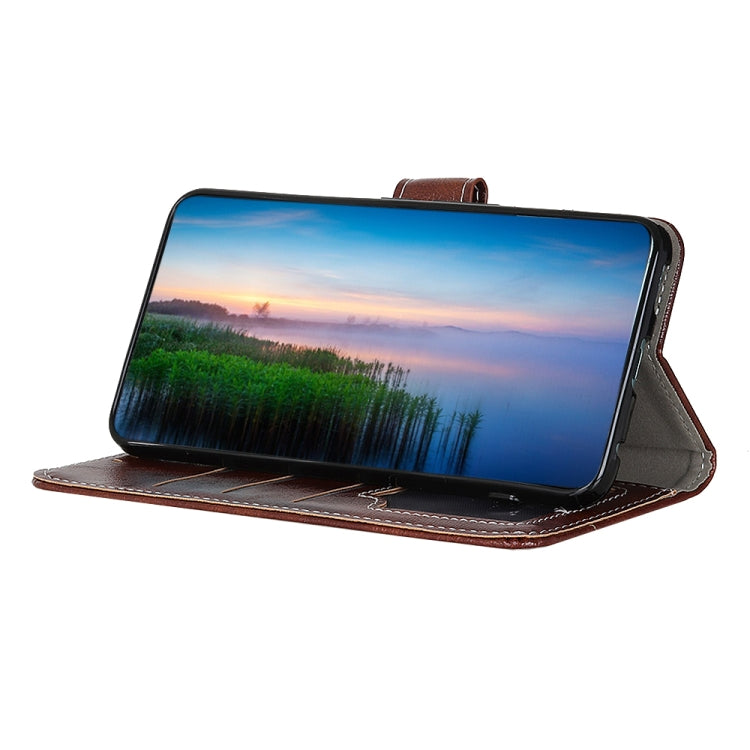 For iPhone 16e Retro Crazy Horse Texture Horizontal Flip Leather Phone Case(Brown) - iPhone 16e Cases by PMC TechLife | Online Shopping South Africa | PMC TechLife | Buy Now Pay Later Mobicred