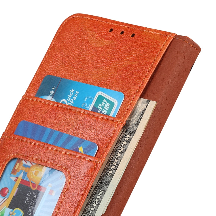 For OnePlus Nord 4E Global Nappa Texture Leather Phone Case(Orange) - OnePlus Cases by PMC TechLife | Online Shopping South Africa | PMC TechLife | Buy Now Pay Later Mobicred