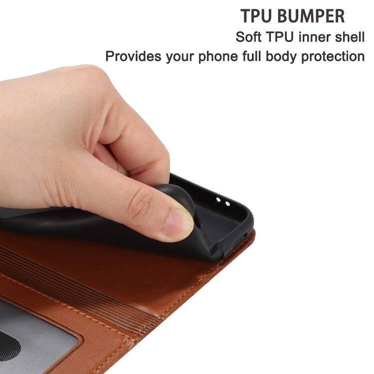 For iPhone 16 Plus Cat Embossing Pattern Leather Phone Case with Lanyard(Brown) - iPhone 16 Plus Cases by PMC TechLife | Online Shopping South Africa | PMC TechLife | Buy Now Pay Later Mobicred