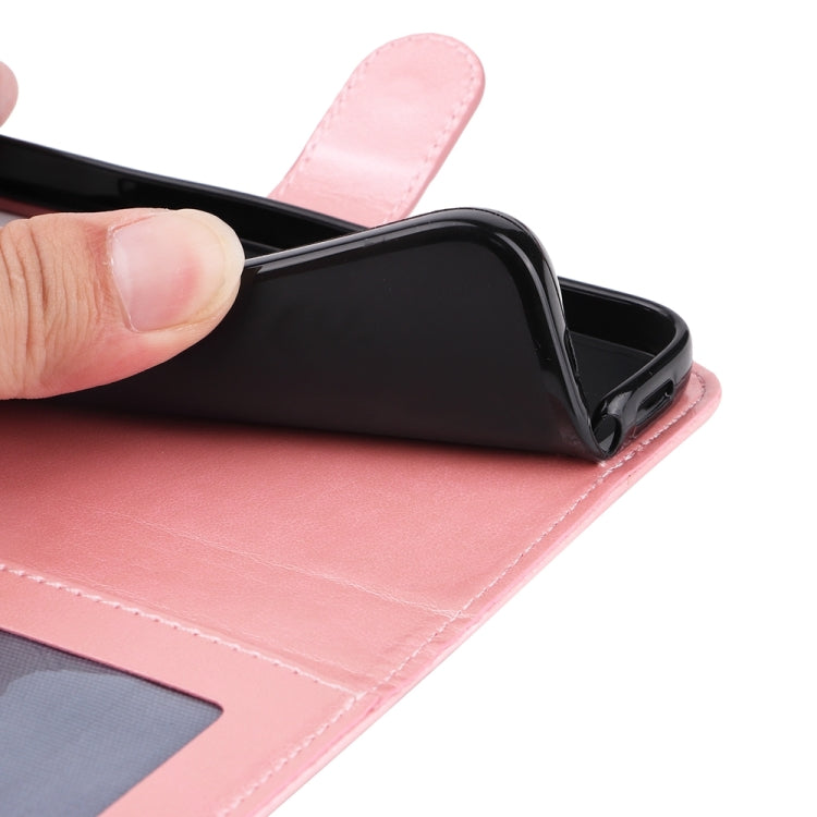 For iPhone 16e Embossed Sunflower Leather Phone Case(Pink) - iPhone 16e Cases by PMC TechLife | Online Shopping South Africa | PMC TechLife | Buy Now Pay Later Mobicred