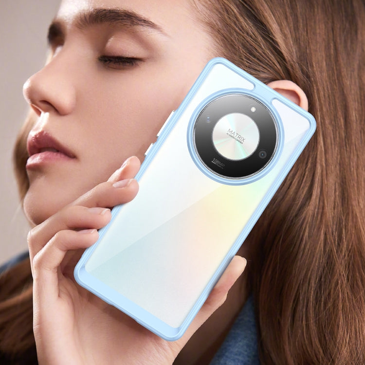 For Honor X50 GT Colorful Series Acrylic Hybrid TPU Phone Case(Blue) - Honor Cases by PMC TechLife | Online Shopping South Africa | PMC TechLife | Buy Now Pay Later Mobicred