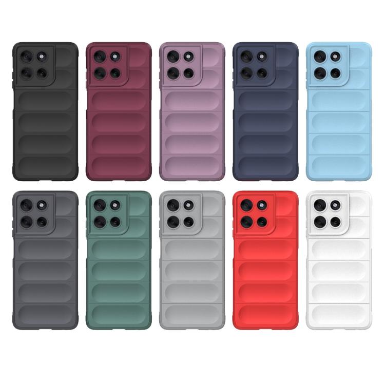 For Motorola Moto G56 5G Magic Shield TPU + Flannel Phone Case(Purple) - free shipping - PMC TechLife - Order now!