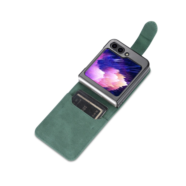 For Samsung Galaxy Z Flip5 AZNS Dream II Skin Feel PU+TPU Horizontal Flip PU Phone Case(Green) - free shipping - PMC TechLife - Order now!