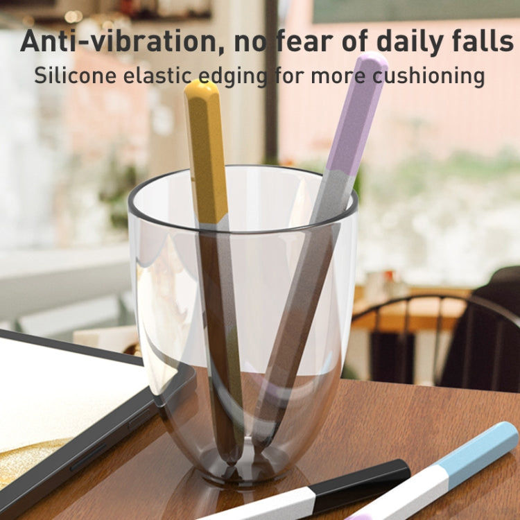 For Samsung Galaxy Tab S7 LOVE MEI Rainbow Liquid Silicone Protective Pen Case(Purple) - Pencil Accessories by LOVE MEI | Online Shopping South Africa | PMC TechLife