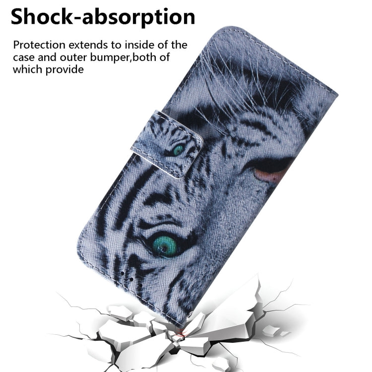 For iPhone 16 Pro Max Coloured Drawing Flip Leather Phone Case(Tiger) - iPhone 16 Pro Max Cases by PMC TechLife | Online Shopping South Africa | PMC TechLife | Buy Now Pay Later Mobicred