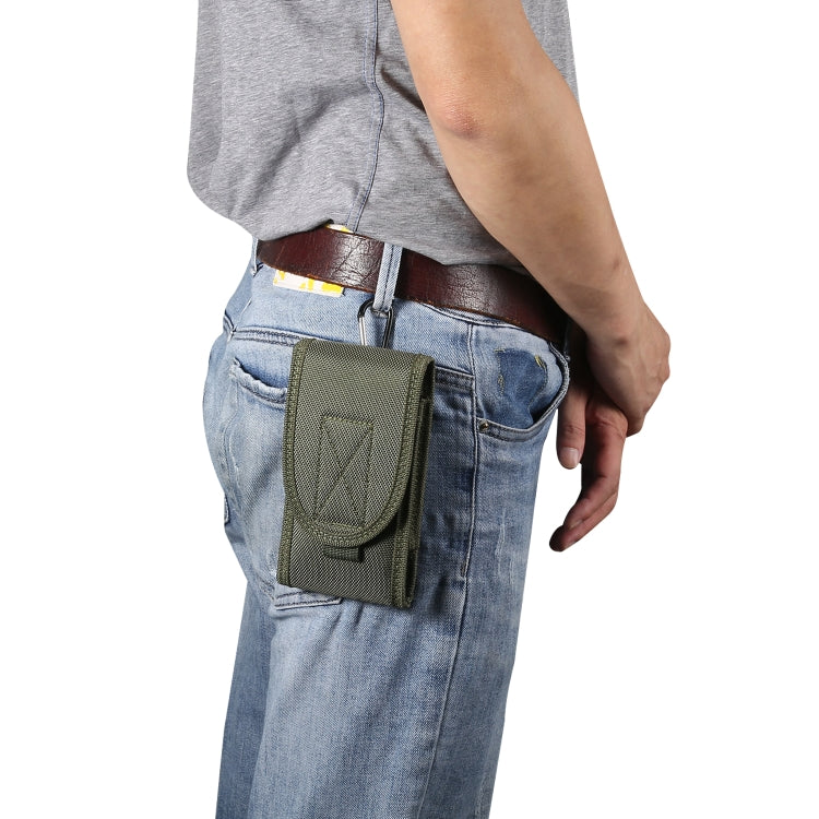 For 6.7 inch and Below Phones Multifunctional Universal Vertical Nylon Fabric Waist Bag Tactical Belt Bag(Green) - free shipping - PMC TechLife - Order now!