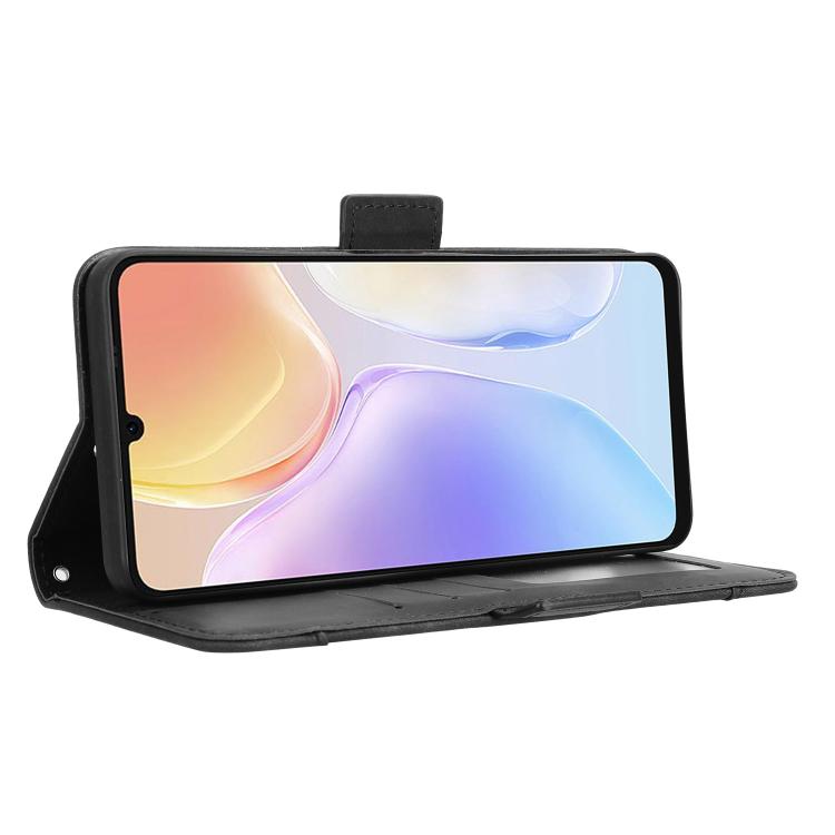 For Ulefone Note 20 Pro Skin Feel Calf Texture Card Slots Leather Phone Case(Black) - Ulefone Cases by PMC TechLife | Online Shopping South Africa | PMC TechLife | Buy Now Pay Later Mobicred