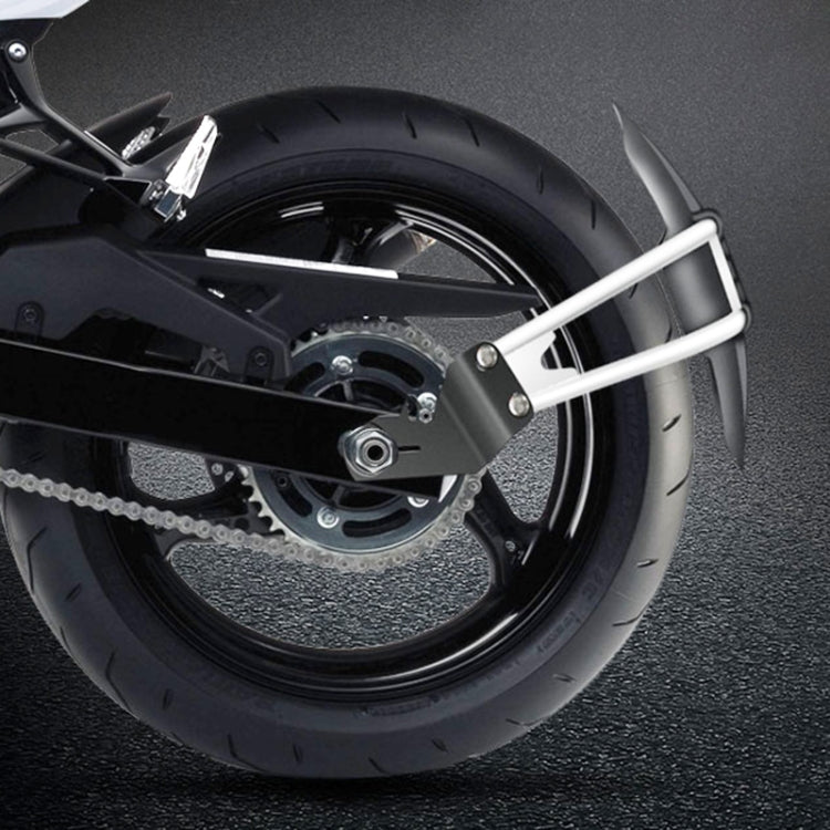 Motorcycle Stainless Steel Modified Rear Wheel Fender Dustproof Splash Flaps Mudguards Fender Guard, Style:E Style Foot - free shipping - PMC TechLife - Order now!