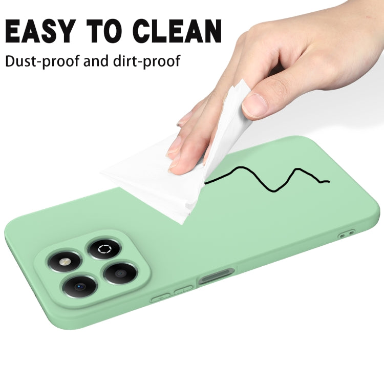 For Honor X6b 4G Solid Color Liquid Silicone Dropproof Full Coverage Phone Case(Green) - free shipping - PMC TechLife - Order now!