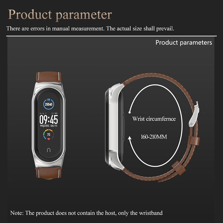 For Xiaomi Mi Band 8 Mijobs CS Case Microfiber PU Leather Watch Band(Black) - free shipping - PMc TechLife - Order now!
