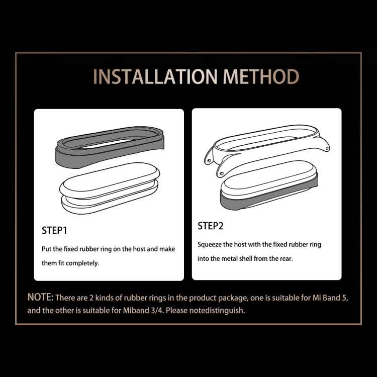 For Xiaomi Mi Band 8 Mijobs CS Case Milan Buckle Metal Watch Band(Black) - free shipping - PMc TechLife - Order now!