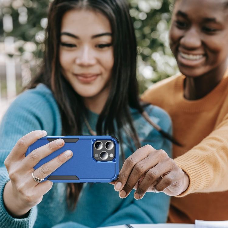 For iPhone 16 Pro Commuter Shockproof TPU + PC Phone Case(Royal Blue+Black) - free shipping - PMC TechLife - Order now!