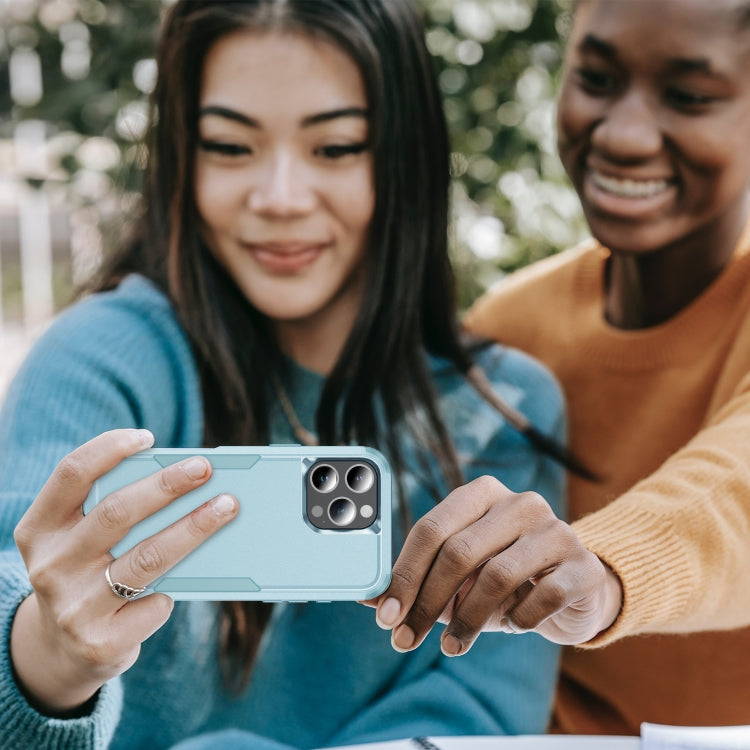 For iPhone 16 Pro Commuter Shockproof TPU + PC Phone Case(Grey Green) - iPhone 16 Pro Cases by PMC TechLife | Online Shopping South Africa | PMC TechLife | Buy Now Pay Later Mobicred