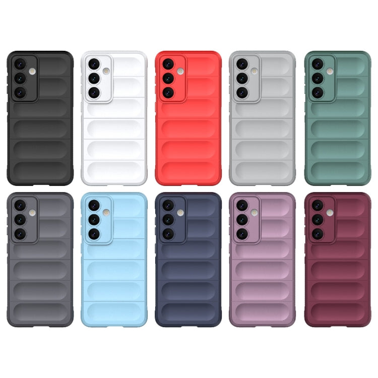 For Samsung Galaxy S24 5G Magic Shield TPU + Flannel Phone Case(Grey) - Galaxy S24 5G Cases by PMC TechLife | Online Shopping South Africa | PMC TechLife