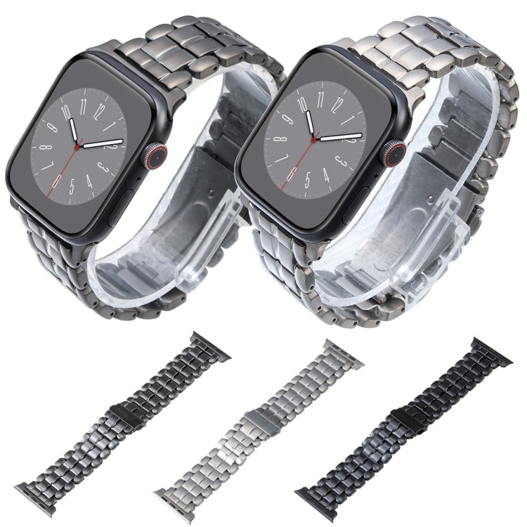 For Apple Watch Ultra 2 49mm Five Beads Titanium Steel Watch Band(Grey) - Watch Bands by PMC TechLife | Online Shopping South Africa | PMC TechLife