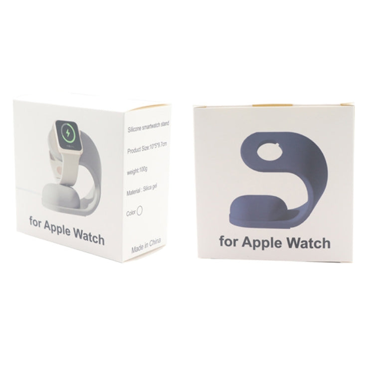 For Apple Watch Series Smart Watch U-shaped Silicone Charging Holder(Blue) - free shipping - PMC TechLife - Order now!