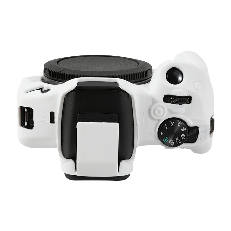 For Canon EOS R50 Soft Silicone Protective Case(White) - Protective Case by PMC TechLife | Online Shopping South Africa | PMC TechLife
