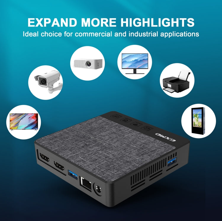 GXMO N42 Windows 11 Intel Gemini Lake N4020C Mini PC NVME SSD WiFi Mini Desktop Computer, Specification:6GB+64GB+256GB(Black) - free shipping - PMC TechLife - Order now!