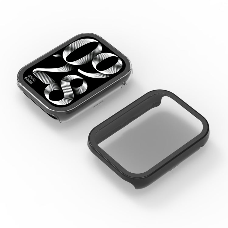 For Xiaomi Mi Band 8 Pro PC + Tempered Film Integrated Watch Protective Case(Transparent) - Watch Cases by PMC TechLife | Online Shopping South Africa | PMC TechLife | Buy Now Pay Later Mobicred