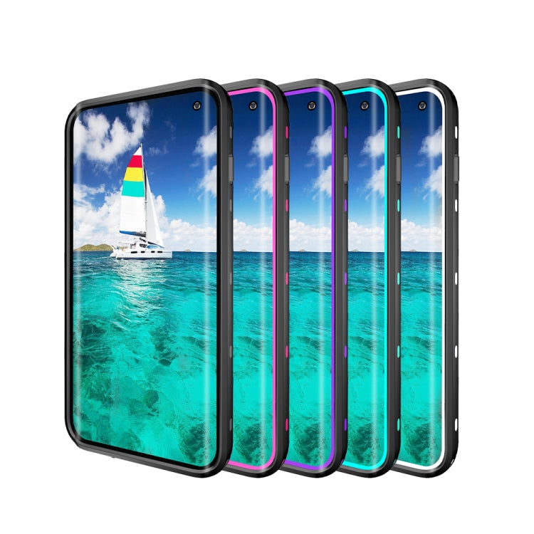 For Samsung Galaxy S10 RedPepper Transparent Dot Shockproof Waterproof PC + TPU Protective Case(Black) - free shipping - PMc TechLife - Order now!