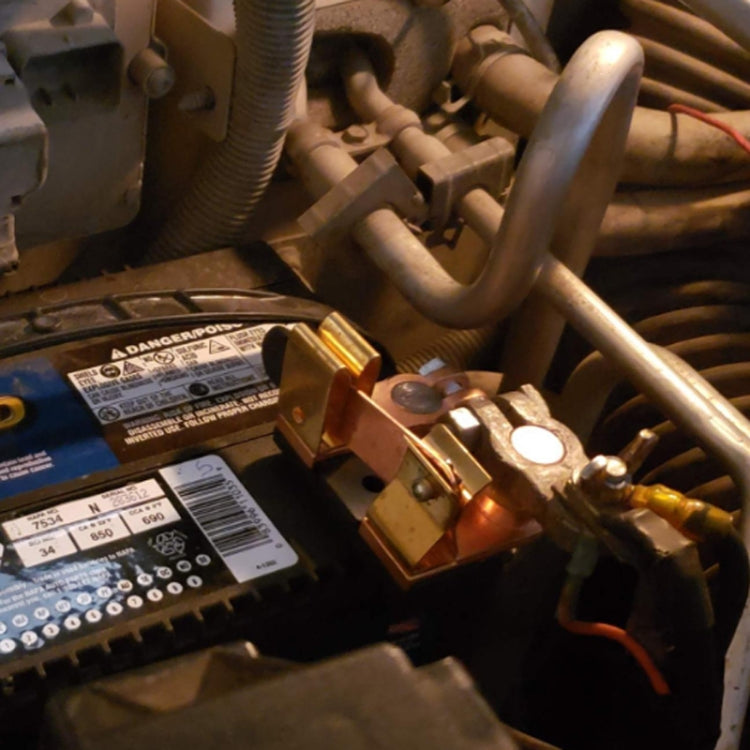 Car Negative Brass Battery Selector Isolator Disconnect Switch Cut - Car Switches by PMC TechLife | Online Shopping South Africa | PMC TechLife | Buy Now Pay Later Mobicred