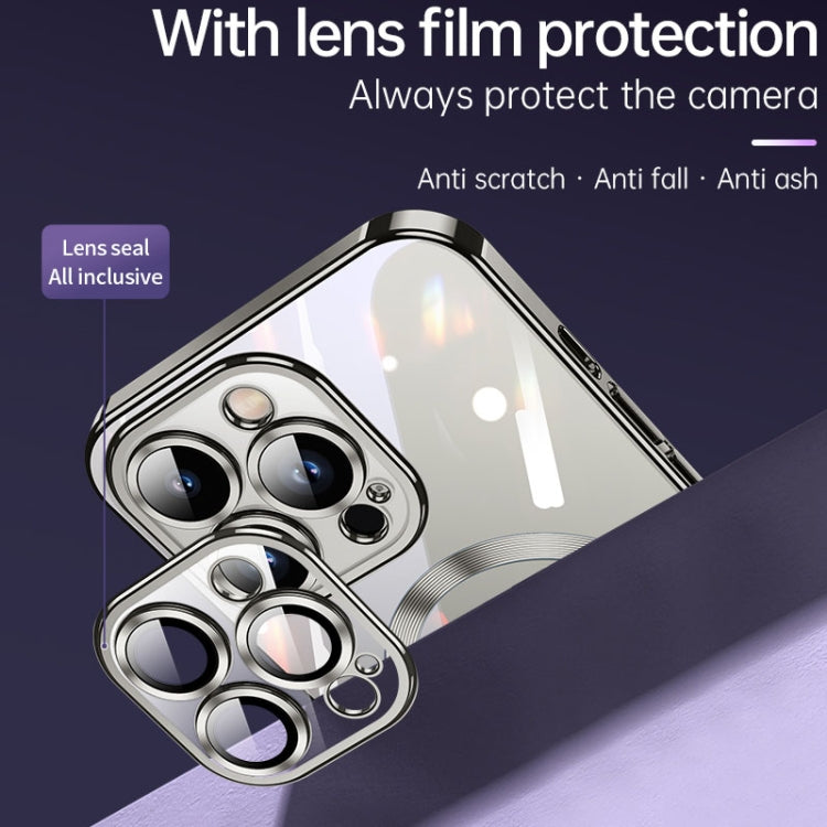 For iPhone 15 SULADA MagSafe Plating TPU Shockproof Phone Soft Case(Dark Purple) - iPhone 15 Cases by SULADA | Online Shopping South Africa | PMC TechLife | Buy Now Pay Later Mobicred