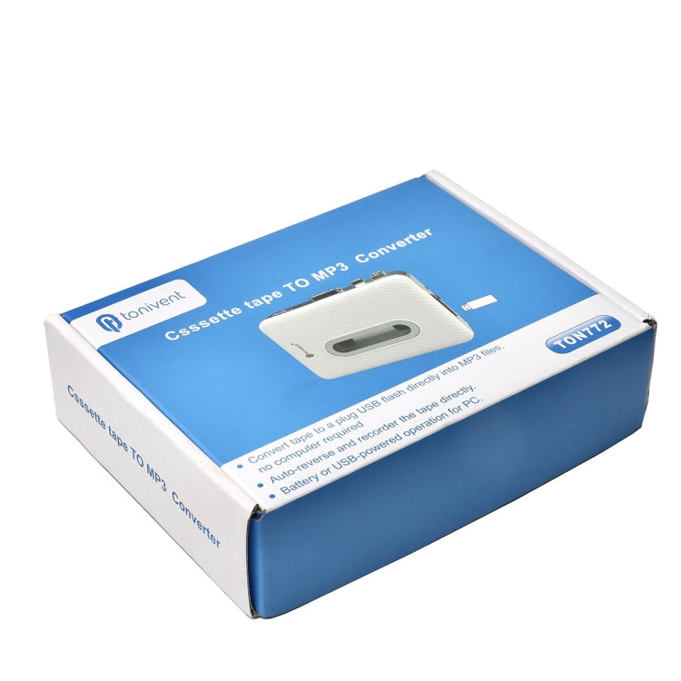 TON772 U Disk Tape Drive to MP3 Player(Black) - Tape Converter by PMC TechLife | Online Shopping South Africa | PMC TechLife | Buy Now Pay Later Mobicred