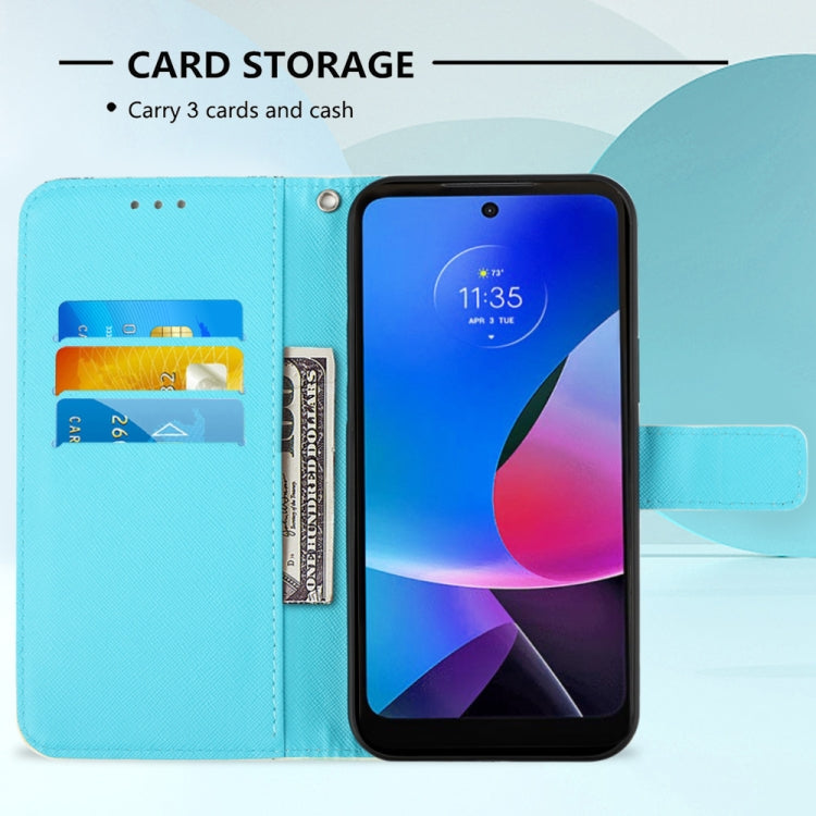 For Motorola Moto G Play 4G 2024 3D Painting Horizontal Flip Leather Phone Case(Dream Wind Chimes) - Motorola Cases by PMC Jewellery | Online Shopping South Africa | PMC Jewellery | Buy Now Pay Later Mobicred